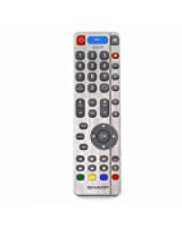 Sharp Aquos SHW/RMC/0111 véritable télécommande pour LCD LED 3D HD Smart TV avec Youtube Net + Boutons - avec Deux Piles 121AV AAA Inclus