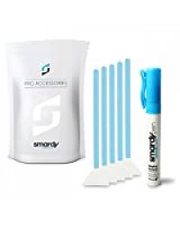 smardy - Kit Nettoyage Camera Sensor Cleaner - avec 5X Sensor Clean Swab Microfibre 24mm + Rogge® All Natural TFT/LCD/Lens Cleaner - Nettoyeur d'écran - sans Alcool Antistatique - 10ml Sprayer