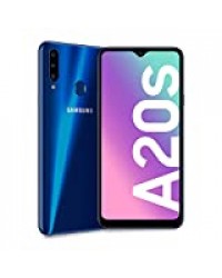 Smartphone Samsung Galaxy A20S, bleu, 6,5’’, CAM (13+8+5)/8 Mpx, OC 1,8 GHz, 32 Go, 3 Go de RAM - Android - 4G - Dual SIM