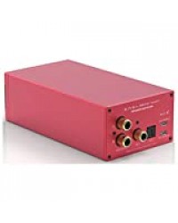 SMSL Sanskrit 10th 32bit/192kHz USB/Optical Fiber/Coaxial to Analog Audio Decoder Red