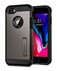 Spigen Coque iPhone 7, Coque iPhone 8 [Tough Armor] Protection Ultime [US Military Grade] et [Air Cushion] Coque Compatible avec iPhone 7/8 - Noir