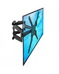 Support mural universel orientable robuste pour TV LCD LED 81-140 cm (32" - 55") jusqu'à 36,4 kg, ISO TUV GS - P5