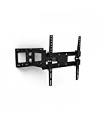 Support TV Orientable et Inclinable, Support Mural pour TV Samsung 65 I 60 I 58 I 55 I 52 I 50 I 49 I 43 I 40 I 37 Pouces avec VESA 100x100-400x400, écrans 81-165 cm, Inclus kit Fixation & Assemblage