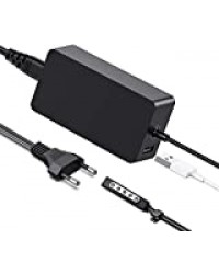 Surface Pro 2 Chargeur,Adaptateur d’alimentation 48W 12V 3.6A Pour Microsoft Surface RT/2 Surface Pro 1 Surface Pro 2 1536 Tablette PC avec Un Port USB et Un Cable d'extension d'alimentation CA