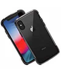 Syncwire Coque iPhone X/XS - Anti Chute Housse Rigide de Protection en Quatre Coins Renforcés, Avancée de Coussin d'air,Anti-Choc,Anti-Rayures,TPU Souple Silicone Étuis pour iPhone X/Xs - Transparent