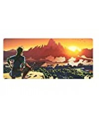 Tapis De Souris De Bureau Wilderness Zelda Legend, Grand Format, 900X400 mm, Base en Caoutchouc Antidérapante, Coutures Étanches Et Durables-H_400x900