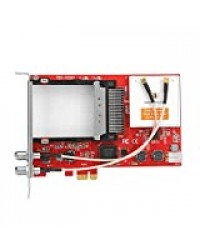 TBS6590 Carte PCI-e Double Tuner TV Universel Muti Standard avec Double CI Slot pour DVB-S2/S/S2X /DVB-T2/T/DVB-C2/C/ISDB-T pour la réception TNT Satelite et Câble