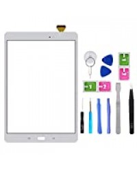 Tefir Blanc Écran Tactile Replacement pour Samsung Galaxy Tab A 9.7'' SM-T550 SM-T555 T550 T555 avec Outils et adhésif