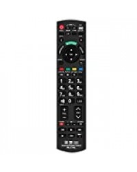 Télécommande de Remplacement Universelle Alkia pour TV Panasonic TV/Viera Link/Learning / 3D / LCD/LED/HDTV, Fonctionne avec Tous Les téléviseurs Panasonic (LED, LCD, Plasma)