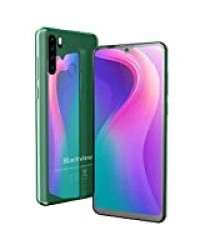 Telephone Portable 4G, Blackview A80 Pro (2020) Smartphone Débloqué 64Go +4Go,Ecran 6,49 Pouces, Double Nano SIM, 4680 mAh, 13MP/ 8MP Quatre Caméra, Android 9.0, Fingerprint, Vert