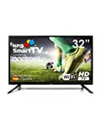 Téléviseur 32" LED NPG Smart TV Android HD DVB-T2 H.265 Enregistreur USB WiFi S420L32H