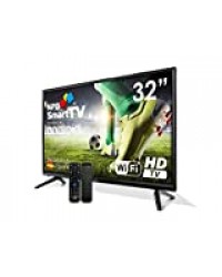 Téléviseur 32" LED NPG Smart TV Android HD + télécommande avec QWERTY Motion. DVB-T2 Enregistreur H.265 WiFi Bluetooth USB PVR