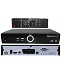 Tempo tm-22700 Démodulateur satellite FTA HD recepteur parabole Noir