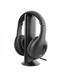 T'nB CSHOMESF1 Casque pour TV sans Fil Infrarouge Noir