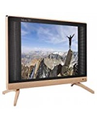 Topiky TV LCD HD 22 Pouces, Portable 1366x768 Haute Définition 16: 9 260 CD/m2 Support TV LCD analogique Télévision numérique analogique, Bureau/Mur Téléviseur 1080p avec Basse Prise en Charge (EU)