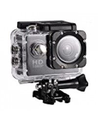 Tosuny Mini caméra de Sport DV, caméscope 1080P HD imperméable à l'eau de Sport en Plein air, écran Haute définition de 2 Pouces, idéal pour la randonnée à Pied à vélo à Pied la Natation(Bleu)