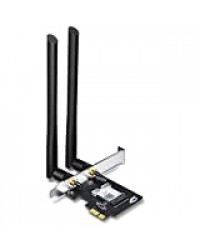TP-Link Carte WiFi PC Archer T5E PCI Express (PCIe) Adaptateur WiFi bi-bande AC 1200 Mbps, 867 Mbps sur 5 GHz et 300 Mbps sur 2,4 GHz, Antennes détachables, Bluetooth 4.0