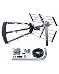 TriStar Digital TV Aerial Compact Filtre Extérieur ou Loft 27900KTR du kit d'antenne d'Assemblage 4G de Triple Pli Facile