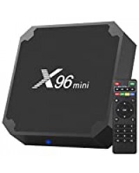 TV Box Android 7.1 2GB RAM + 16GB ROM Mini Smart TV Box,4K HD/3D/Amlogic Quad Core S905W 64 Bits/2.4GHz WiFi/LAN10/100M Lecteur Multimédia