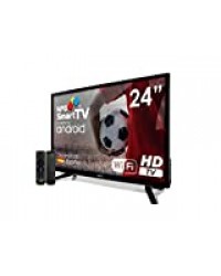 TV LED 24" HD NPG Smart TV Android + Clavier Qwerty/Motion | PVR WiFi DVB-T2 H.265 Quad Core