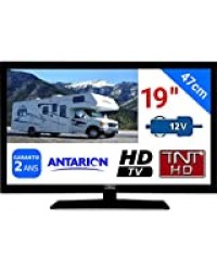 TV TNT HD LED 18,5" 48CM TNTHD USB HDMI - pour Camion Fourgon Camping Car 24 12 Volts 17W ANTARION ATV19HD