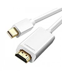 UGREEN 2M Câble Mini Displayport vers HDMI 1080P Thunderbolt Mini DP vers HDMI Compatible avec MacBook Pro Air iMac Mac Pro Surface Pro Lenovo Thinkpad HP Dell XPS Projecteur Écran HDTV