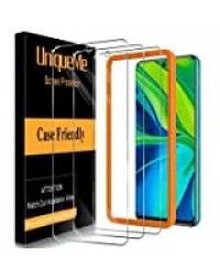 UniqueMe [3 pièces] Verre Trempé pour Xiaomi Redmi Note 9S / Note 9 Pro/Note 9 Pro Max, [9H Dureté][sans Bulles] Film Vitre Protection écran pour Xiaomi Redmi Note 9S / Note 9 Pro/Note 9 Pro Max