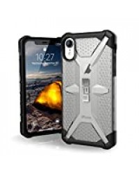 Urban Armor Gear Plasma pour Apple iPhone Xr Coque avec Norme Militaire américaine etui housse - transparente [Compatible avec l'induction]