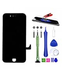 USHINING Ecran pour iPhone 7 LCD Retina Tactile Assemblé Display Remplacement Complet Reparation Kit Qualite Noir