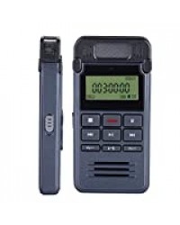 VBESTLIFE Mini 8Go Enregistreur Vocal Numérique avec Ecran, Lecteur MP3 Portable Multifonctionnel Enregistrement Audio/Téléphonique Réduction Intelligente du Bruit, Microphone intégré.