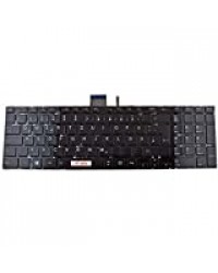 Version 2 Clavier allemand brillant avec rétroéclairage pour Toshiba Satellite C75-A-10L, L50-A-1D1, L50D-B-1C5, L50D-B-1CE, C75-A-10W, C75-A-100, L50D-B-16T, L50D-B-1CJ