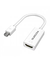 VicTsing Mini DisplayPort HDMI Adaptateur Mini DP/Thunderbolt vers HDMI Câble Adaptateur HDTV pour MacBook Air, iMac, Mac Mini, Microsoft Surface Pro/Pro 2/Pro 3/Pro 4, etc