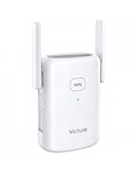 Victure 1200 Mbps, Répéteur WiFi, Amplificateur WiFi, WiFi Booster, AP, 2,4 GHz, 5Ghz, avec Port Ethernet, WPS, Facile à Installation, Compatible avec Tous Les routeurs