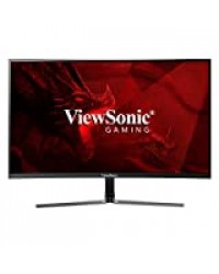 ViewSonic VX2458-C-mhd Moniteur IPS 24" Full HD 1920x1080 Pixels, Incurvé, FreeSync, 1 ms, 144 Hz, HDMI, DP, Haut-parleurs, Noir