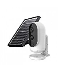 Viitech Caméra Solaire, Image HD 1080P, Ip65 Étanche Et Anti-Poussière, Compatible WiFi, Photographie de Caméra à Faible Puissance, Convient Aux Voyages en Plein Air