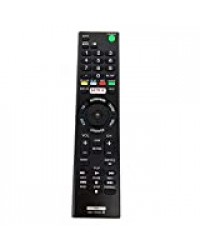 VINABTY RMT-TX100U Remplacement de la télécommande Compatible avec Sony Bravia TV XBR-55X855C KDL-50W800C KDL-50W800380 KDL-50W800BUN1 KDL-55W800C KDL-75W850C XBR-65X930 LED HDTV Smart HD TV
