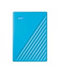 WD - My Passport 2To Bleu - Disque dur externe portable avec sauvegarde automatique et protection par mot de passe, compatible PC, Xbox et PS4