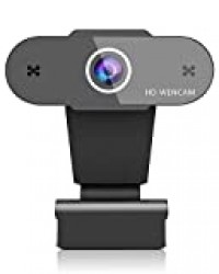 Webcam 1080P Full HD avec Microphone,OVIFM Web Cam pour PC USB2.0/3.0 Streaming avec Auto Focus pour Skype, FaceTime, Hangouts, PC/Mac/Portable/Tablette/Xbox One