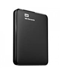 Western Digital Elements Portable Disque dur externe portable 2,5" Extra Slim USB 3.0 / USB 2.0 500 Go Noir