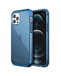 X-Doria Raptic Air Coque Compatible avec l’iPhone 12 et iPhone 12 Pro Case, Résistant aux Rayures, Recharge sans Fil, Protection de Chute de 13 Pieds, s’adapte à l’iPhone 12 et iPhone 12 Pro, Bleu