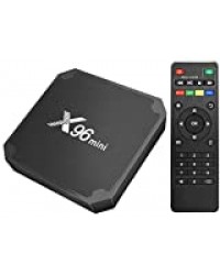 X96 Mini Android 9.0 Lecteur Multimédia de Diffusion en Continu Android 4K TV Box avec Amlogic S905W Quad-Core Chipset, 1Go RAM+8Go eMMC,avec WiFi et LAN100M (1+8)