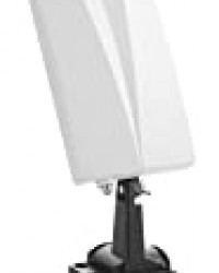 Xoro Han 600 P de DVB-T Passive T2 Kombo Antenne avec amplificateur intégré (LTE, Filtre du Bruit, 3,5 m Câble de raccordement) Blanc