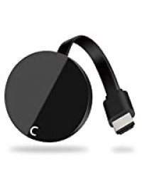 Yehua Dongle d'affichage WiFi sans Fil HDMI 1080P Récepteur d'affichage WiFi Support Miracast Airplay DLNA pour Android/Smartphone/PC/TV/Moniteur/Projecteur