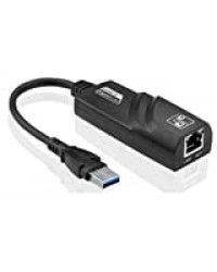 YOUBO USB Adaptateur Ethernet USB 3.0 Carte Réseau RJ45 pour LAN 10/100/1000 Mbps Gigabit pour Xiaomi Tableau Millas de Windows 10 USB Ethernet