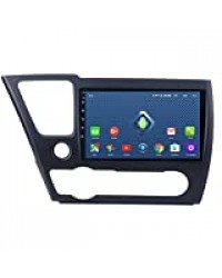 YSSSZ Radio stéréo de navigateur GPS pour Honda Civic 2008-2012, système de Navigation par Satellite GPS de Voiture avec écran Tactile de 9 Pouces/Bluetooth/FM/SWC/WiFi / 4G / USB,4G WiFi:2G+32G